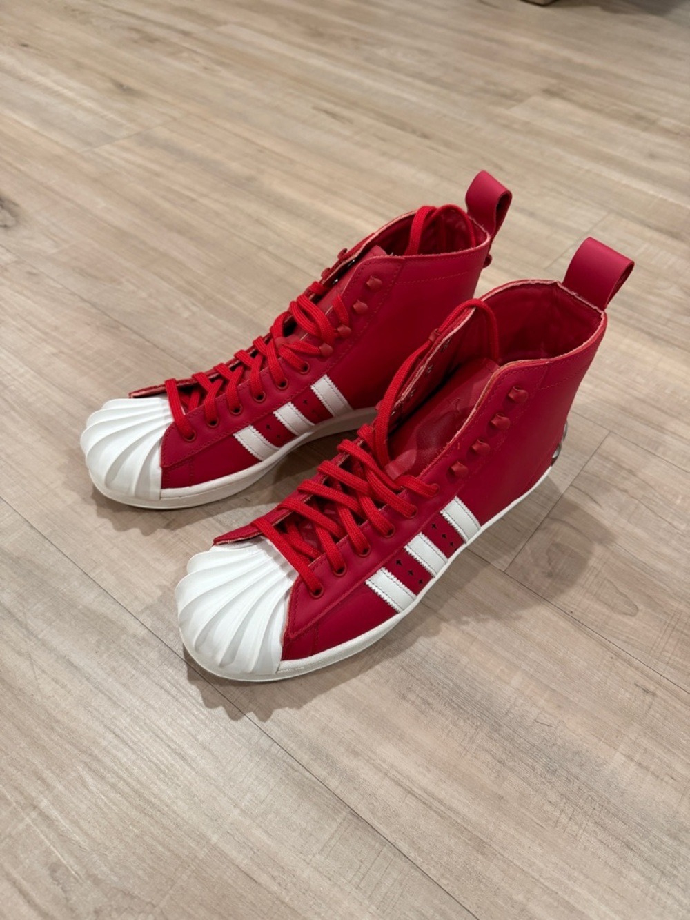 Adidas thug club superstar boots luxe